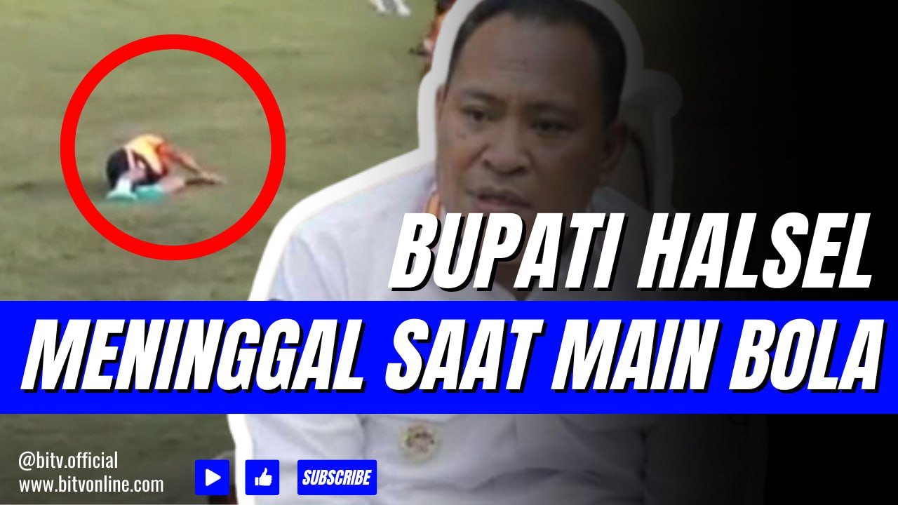 Detik-detik Bupati Halsel Usman Sidik Meninggal Saat Main Bola