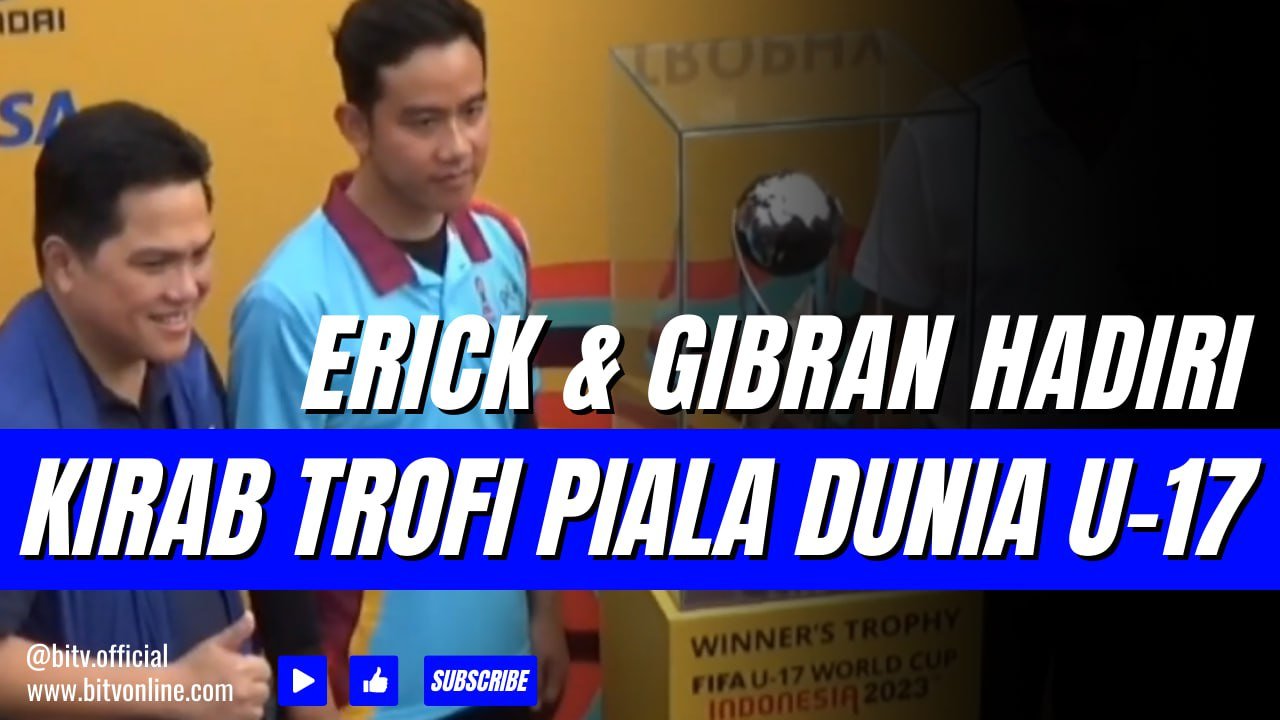 Erick Thohir Targetkan Timnas Lolos Fase Grup saat Hadiri Kirab Trofi Piala Dunia U-17 di Solo