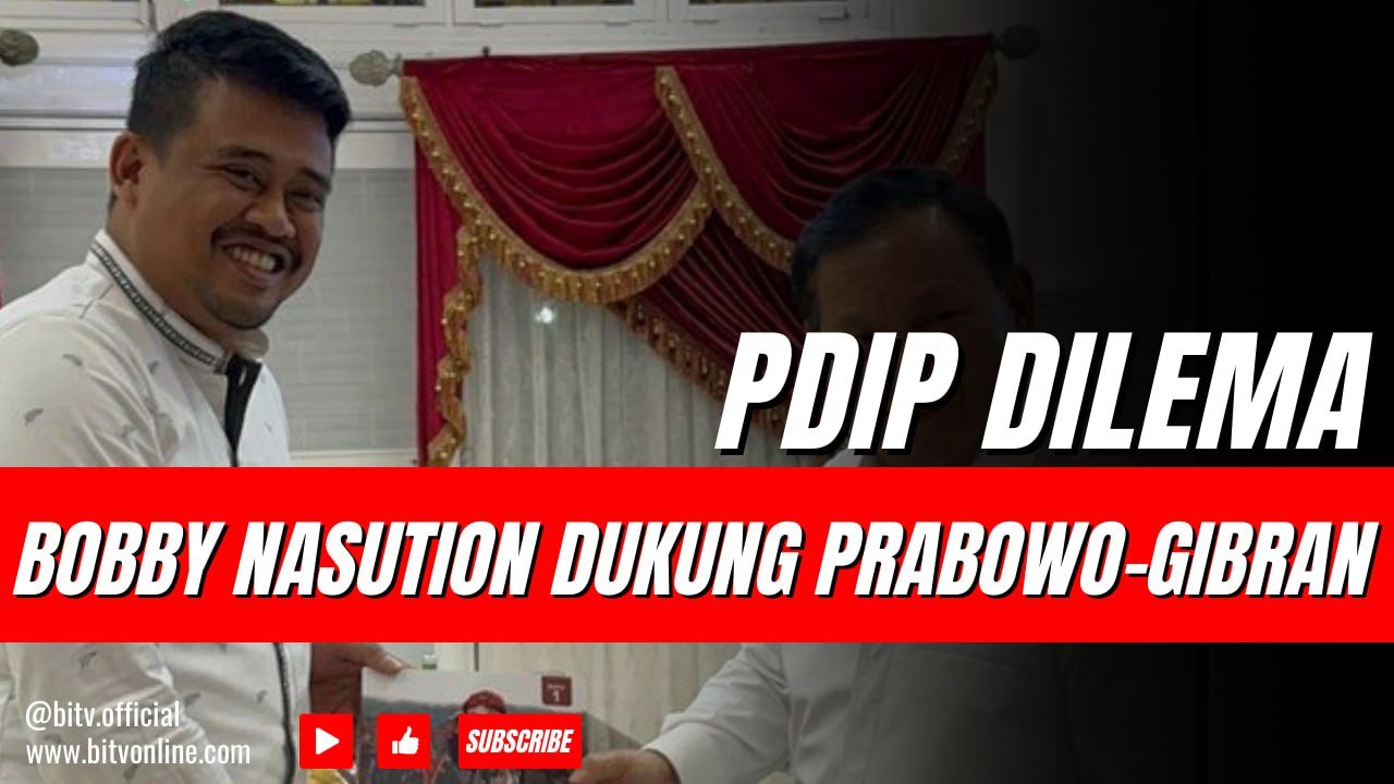 PDIP Dilema Bobby Nasution Dukung Prabowo-Gibran Tapi Tak Pindah Partai