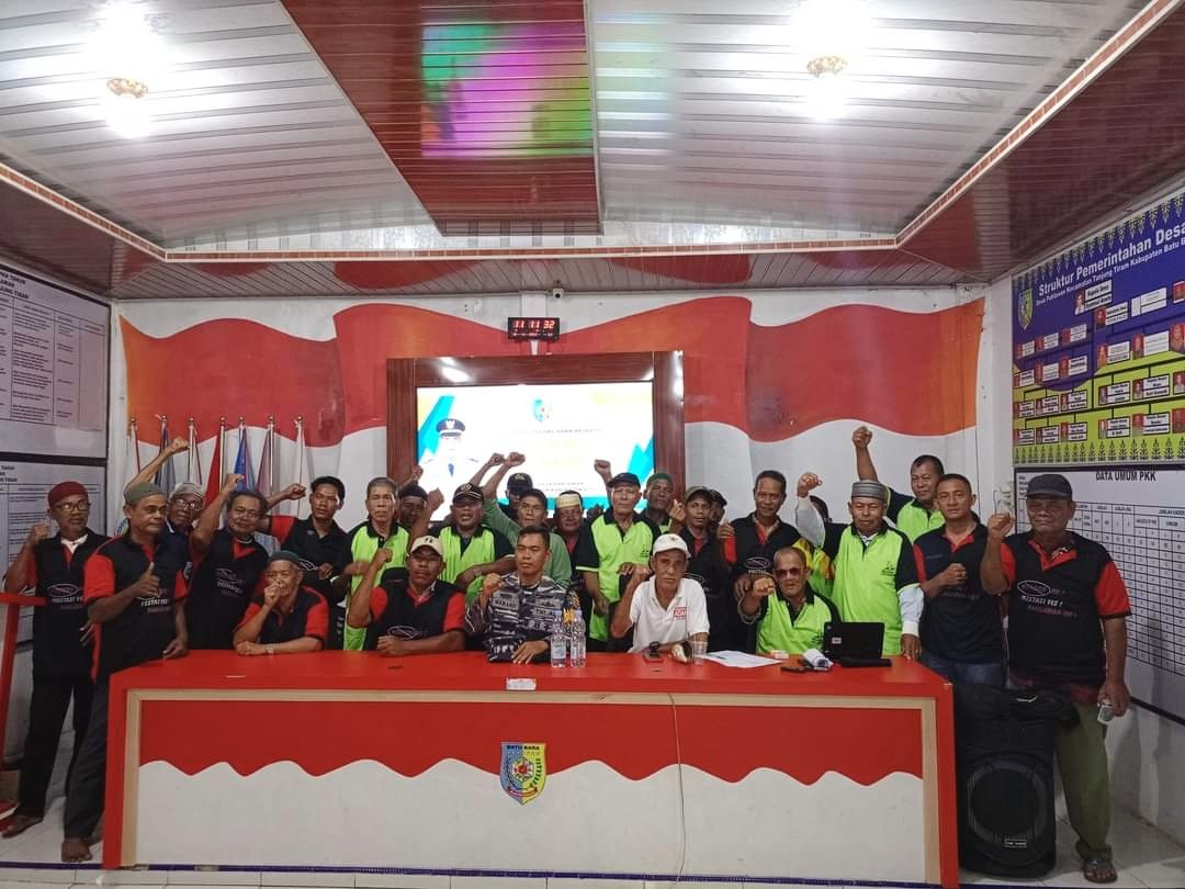 Pemdes Pahlawan Gelar Sosialisasi Nelayan Tangguh: Kades Membuka Acara dengan Doa Harapkan Berkah