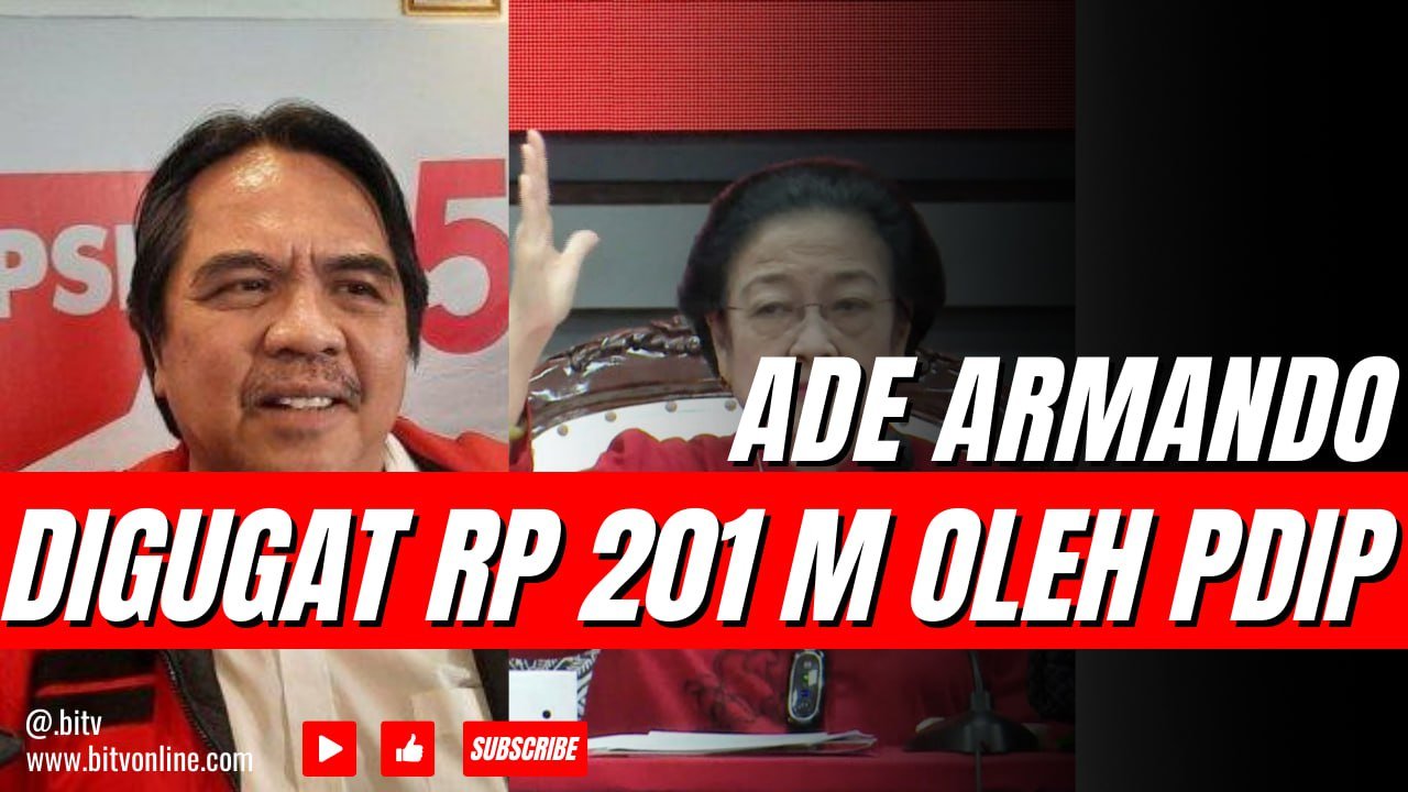 Ade Armando Digugat Rp 201 M Oleh PDIP