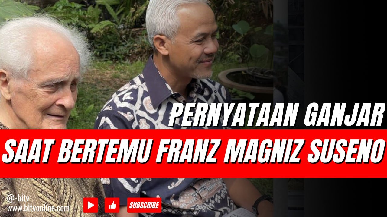 Pernyataan Ganjar Saat Bertemu Franz Magniz Suseno Bahas Etika Politik