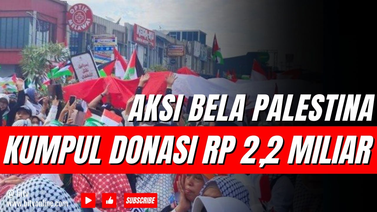 Aksi bela palestina,Warga Depok Kumpulkan Donasi Rp 2,2 Miliar