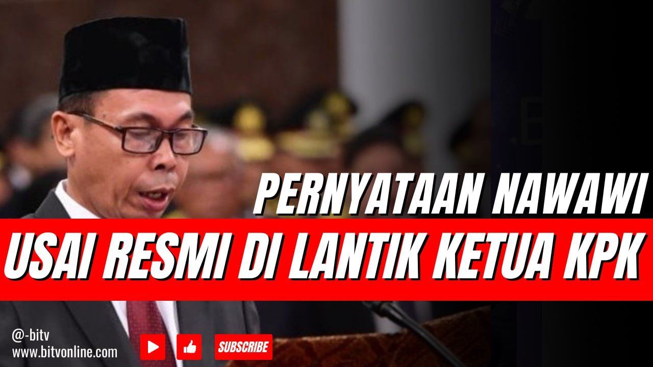 Pernyataan Nawawi Pomolango Usai Resmi di Lantik Ketua KPK Sementara