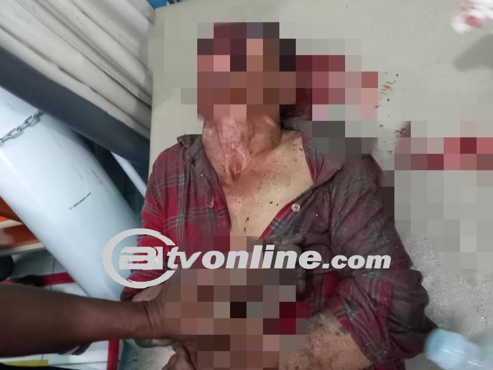 Pria Ditemukan Terluka Parah di Desa Suka Jaya Kecamatan Tanjung Tiram