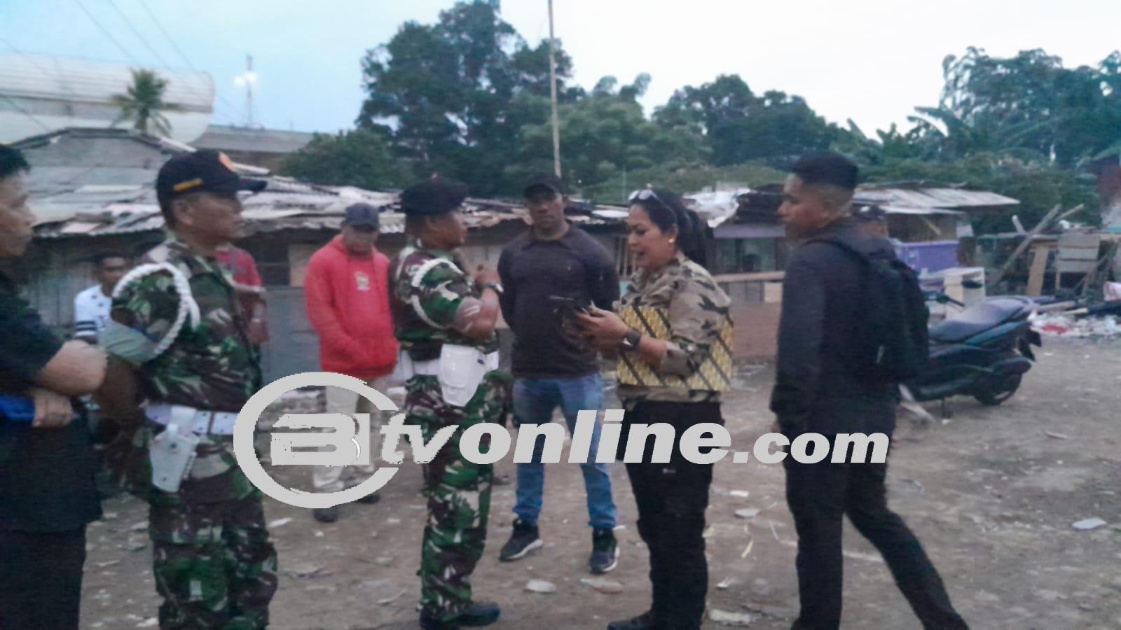 Ricuh, Diduga Sekelompok Orang Mengambil Barang Besi Yang Masih Sitaan Mabes Polri di Bekasi