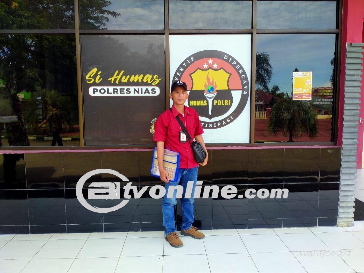 Ketua DPC LSM KCBI Kab. Nias Utara Melaporkan Dugaan Pungutan Liar ( Pungli ) Kepala Sekolah SMP Negeri 8 Alasa