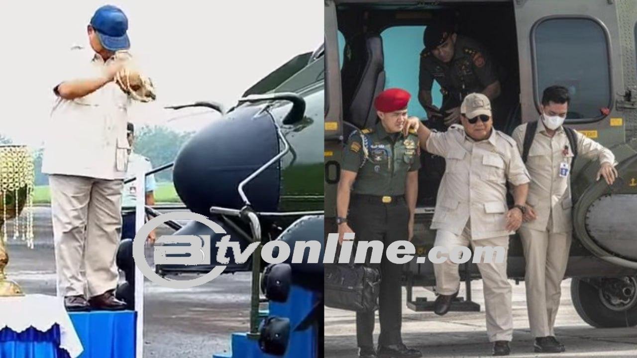 Momen Menhan Prabowo Pecahkan Kendi Serahkan Helikopter H225M ke TNI