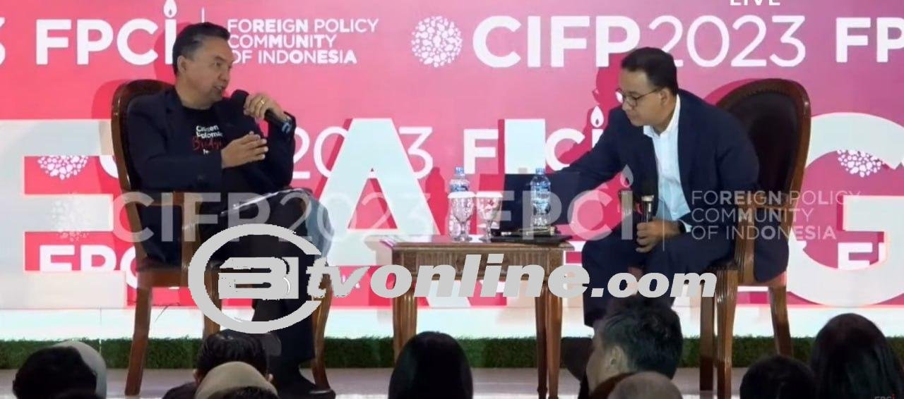 Capres Anies Dicecar Bermacam Pertanyaan di CIFP 2023, Soal Kebijakan Geopolitik