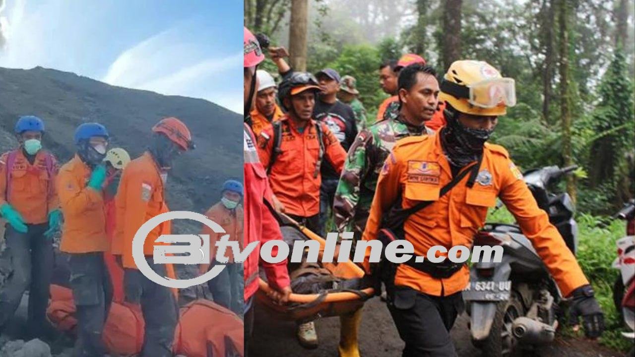 Tim SAR Gabungan Berhasil Evakuasi 4 Korban Gunung Marapi, 1 Diantaranya Selamat