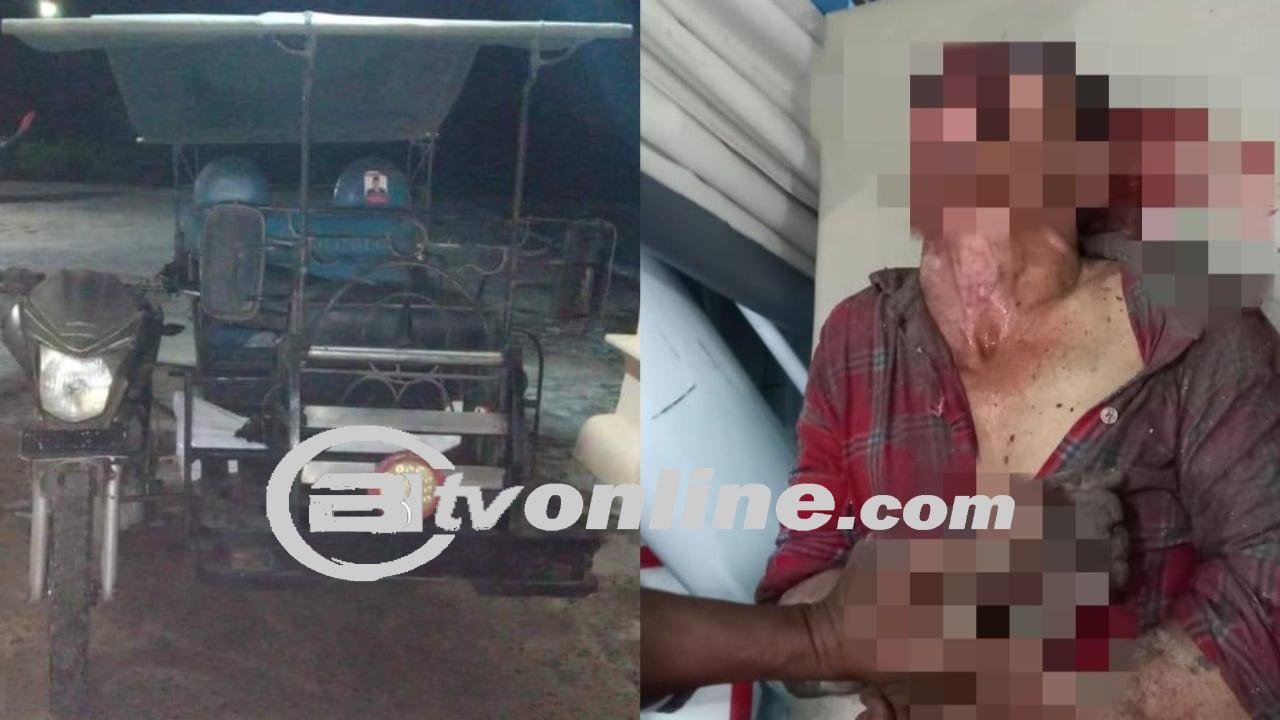 Ditemukan Pria Terluka Parah di Desa Suka Jaya Kecamatan Tanjung Tiram