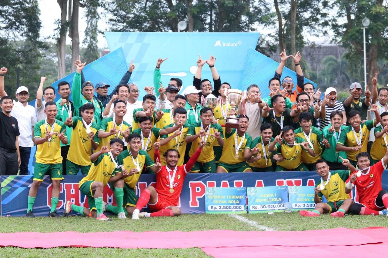 SANIA FC JUARA PIALA INALUM