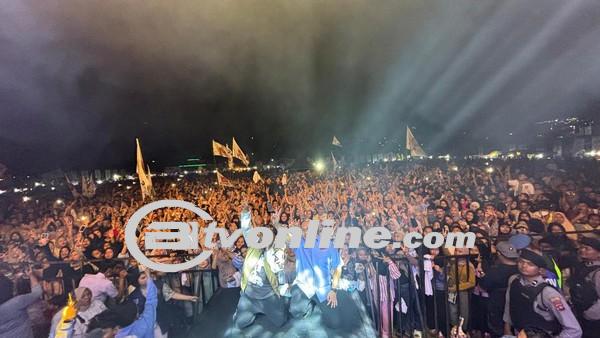 Konser Indonesia Maju Prabowo-Gibran Sukses di Kota Sawahlunto, Sumbar