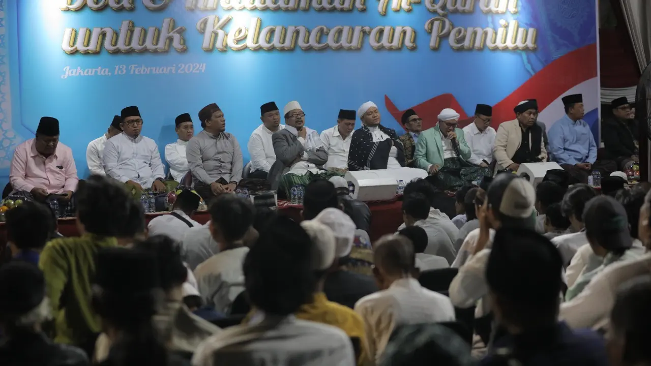 TKN Prabowo-Gibran Bersama Para Ulama Gelar Doa dan Khataman Alquran untuk Kelancaran Pemilu