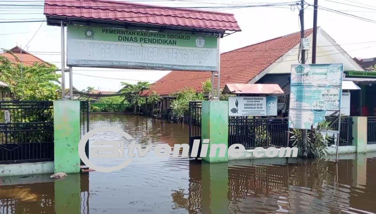 3 Sekolah dan  Ratusan Rumah di Sidoarjo Terendam Banjir