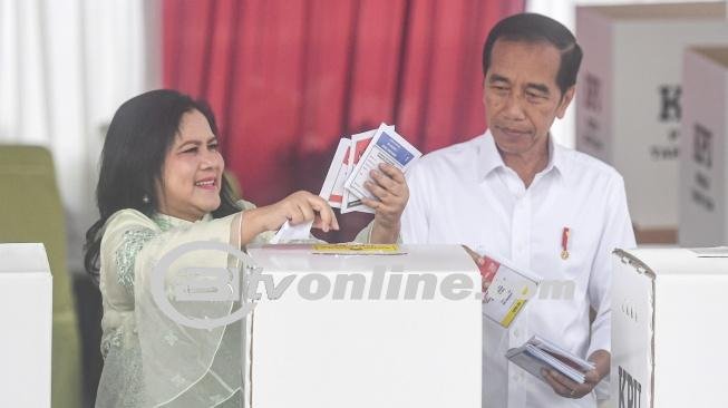 Penghitungan Suara di TPS 10 Gambir Setelah Jokowi dan Iriana Mencoblos