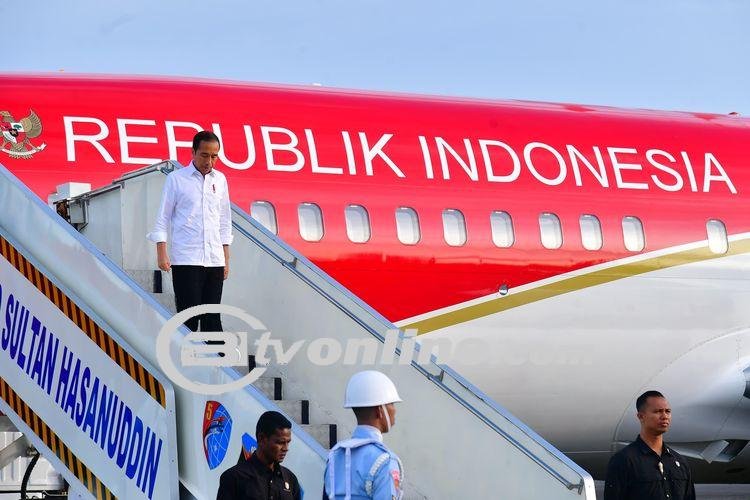 Presiden Jokowi Tiba di Sulawesi Selatan untuk Kunjungan Kerja