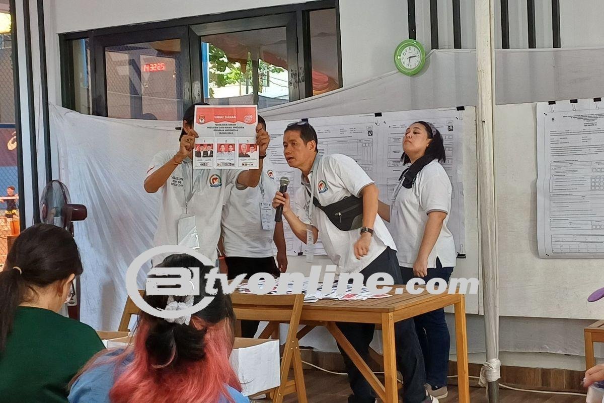 Pemungutan Suara Ulang, Prabowo-Gibran Menang Telak di TPS Sunter Jaya jakut