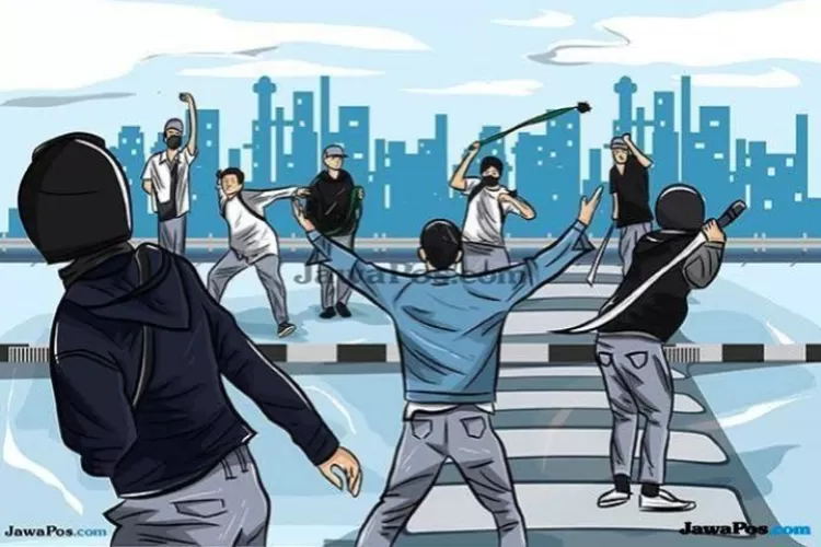 Kelompok Pemuda Bawa Sajam-Mercon Tawuran di Medan, 2 Pelaku Amankan