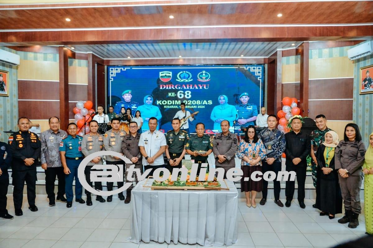 Pj. Bupati Batu Bara Hadiri HUT ke-68 Kodim 0208/AS