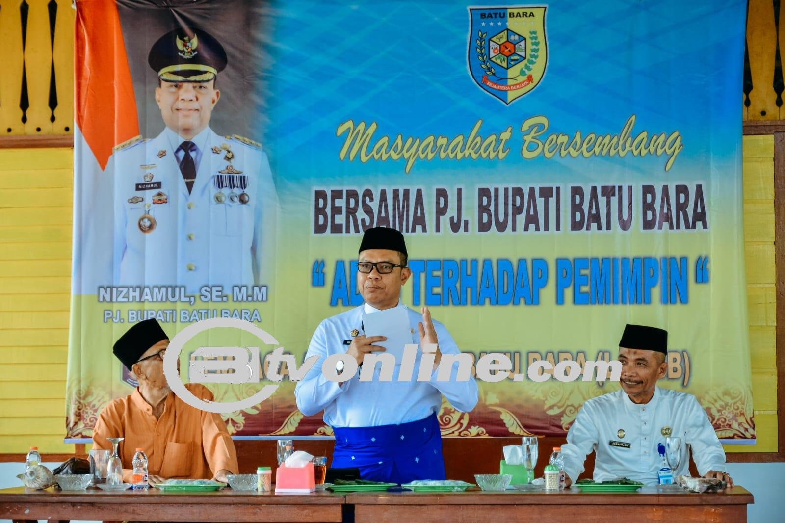 Pj. Nizhamul Bersilaturahmi Dengan Tokoh Melayu Batu Bara