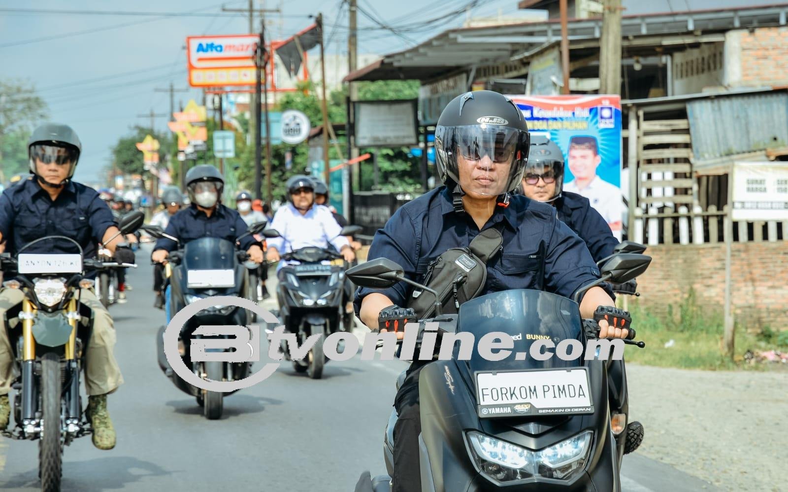 Pj. Bupati Motoran Bersama Forkopimda Batu Bara Sosialisasikan Pemilu