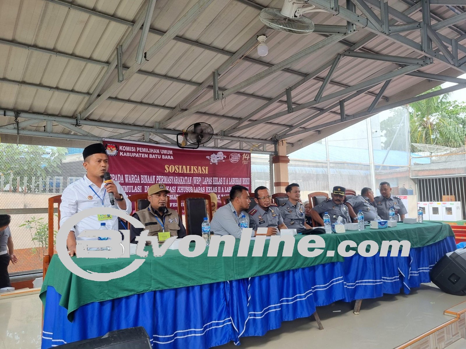 Pastikan Pemilu 2024 lancar, Lapas Labuhan Ruku Gandeng KPU Batubara Laksanakan Simulasi Pemungutan dan Perhitungan Suara