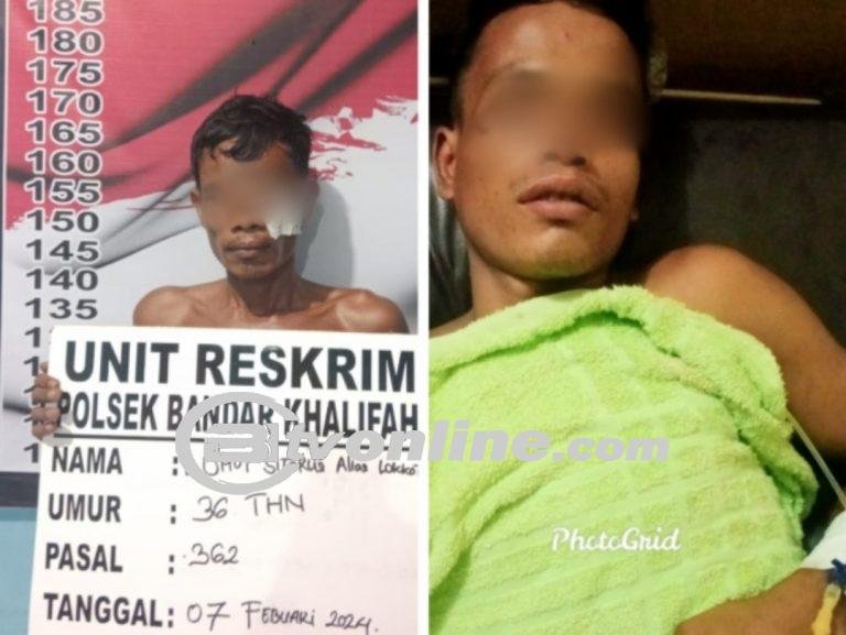 Polsek Bandar Khalifah Tangkap Dua Pencuri Uang Rp 10 juta dan 2 Unit HP