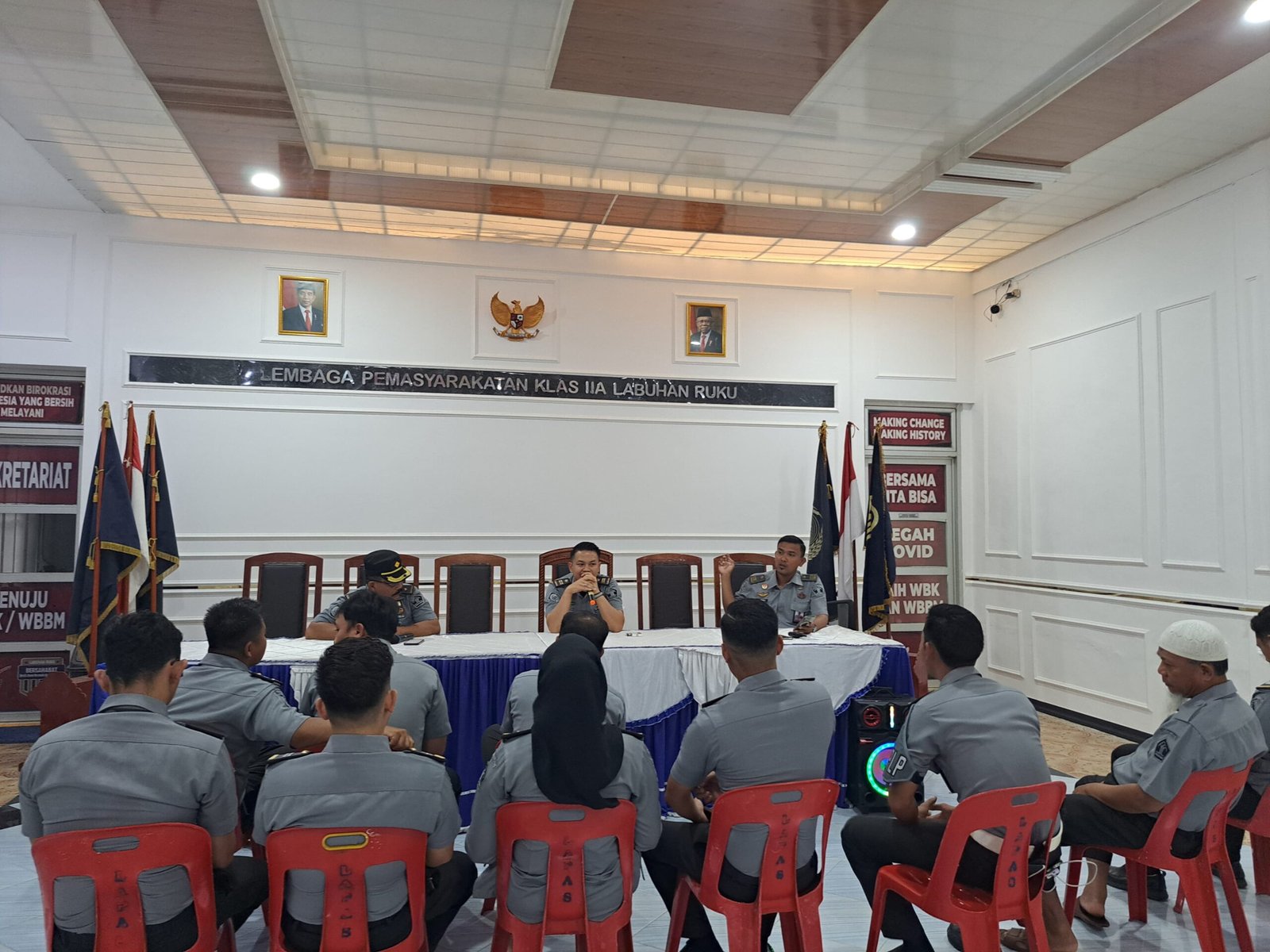 Sambut Peringatan Isra Mi’raj, Lapas Kelas IIA Labuhan Ruku Laksanakan Rapat Panitia 