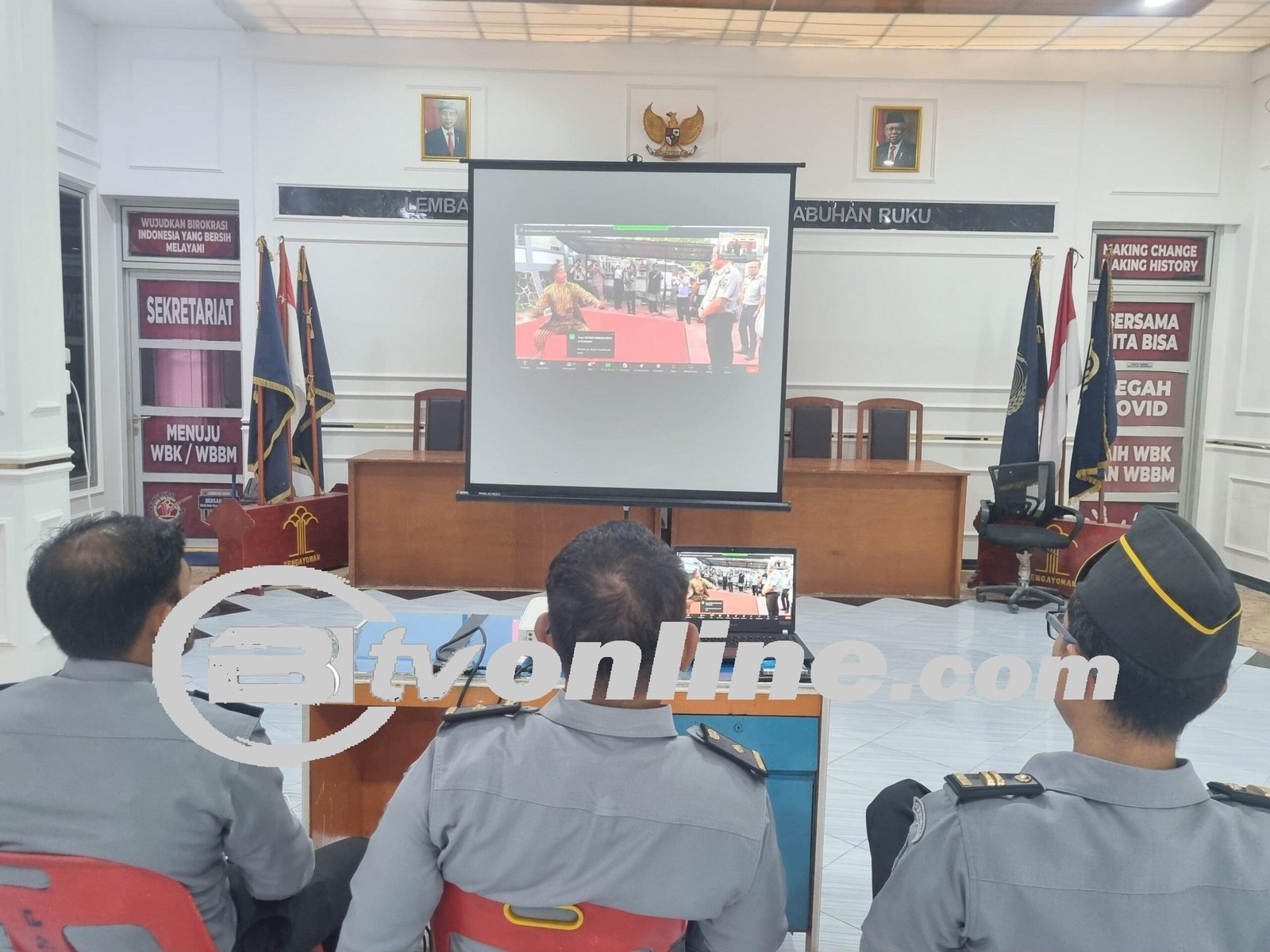 Lapas Labuhan Ruku Ikuti Kegiatan Sinergitas dan Akselerasi Tugas dan Fungsi BPSDM Hukum dan HAM Tahun Anggaran 2024 Secara Virtual.