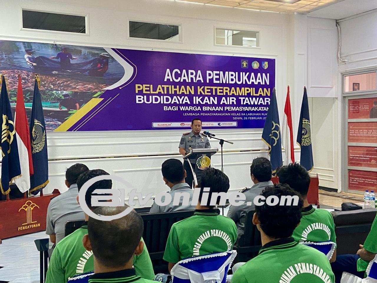 Tingkatkan Keterampilan, Lapas Labuhan Ruku Membuka Pelatihan Budidaya Ikan Air Tawar Kepada WBP