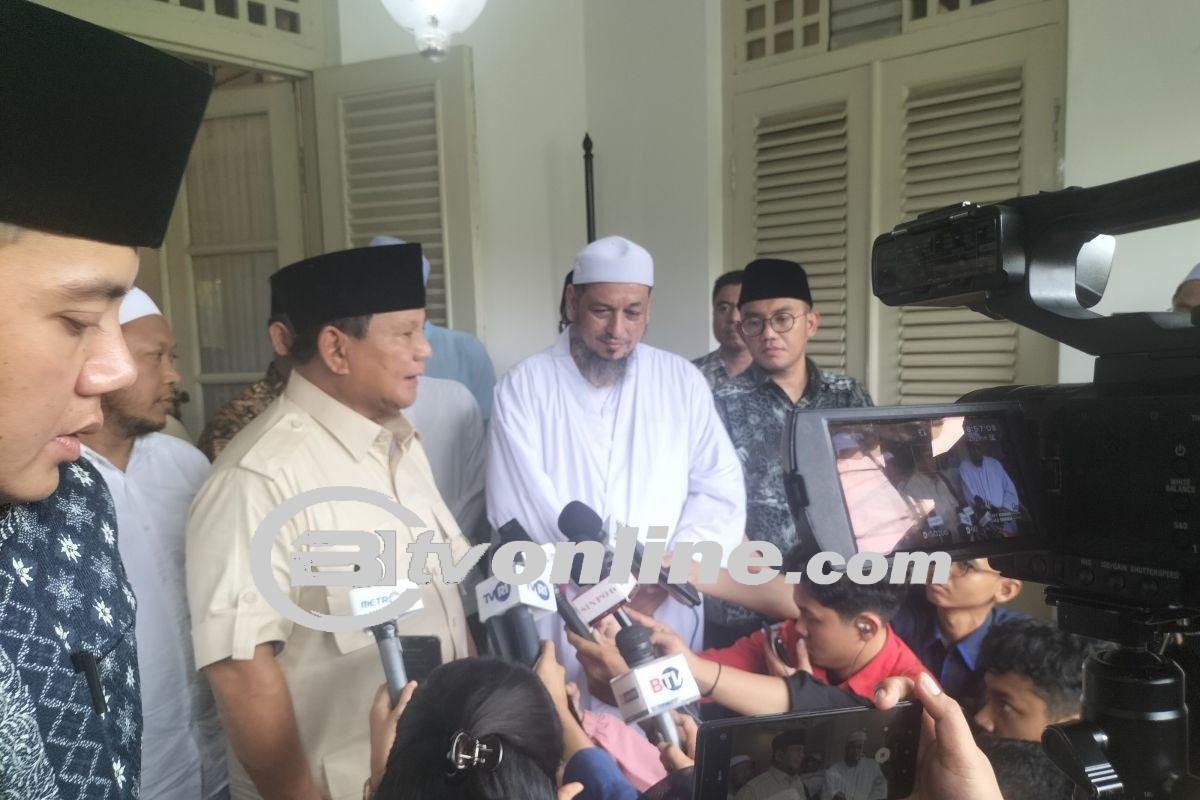 Prabowo Minta Restu Habib Ali Kwitang Agar Bisa Bertugas Pimpin Rakyat