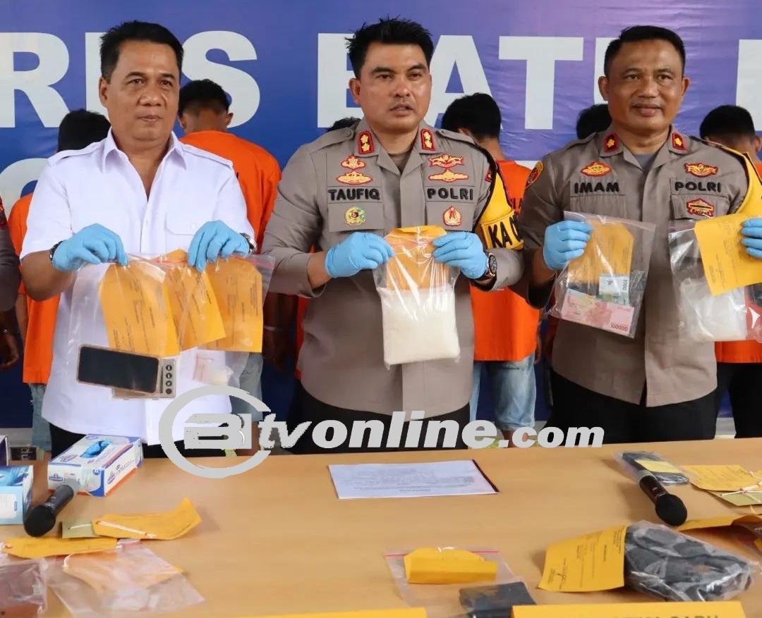 1,1 Ons Sabu Disita, Satres Narkoba Polres Batu Bara Ringkus Belasan Pengedar