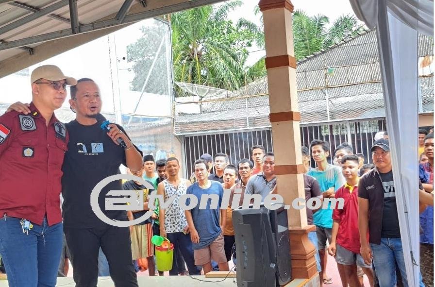Hilangkan Kejenuhan, Lapas Labuhan Ruku Adakan Senam Sehat dan Hiburan Bagi Warga Binaan