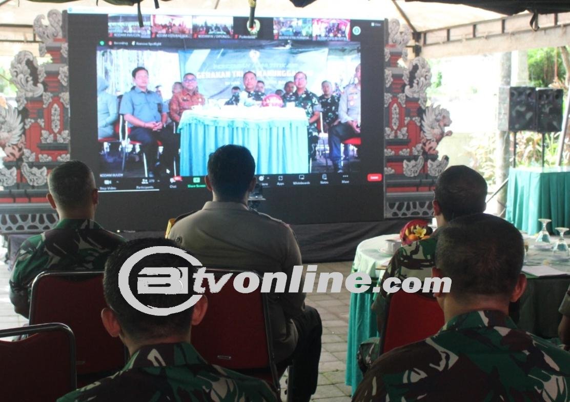Dandim Tabanan Dampingi Pangdam Dalam Acara Launching Program TNI AD