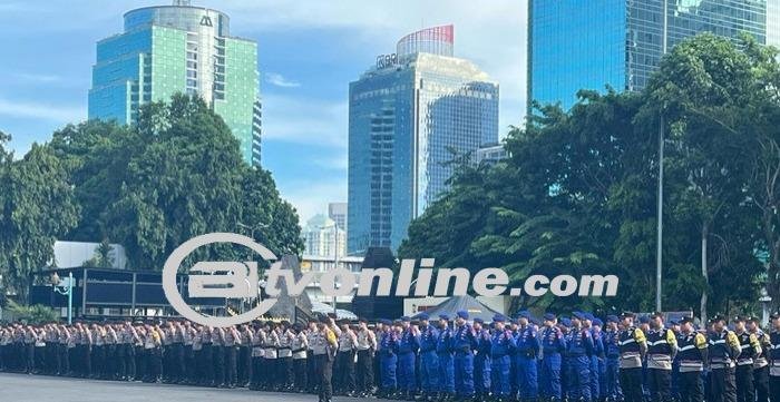 Polda Metro Jaya Gelar Apel Besar-Besaran untuk Persiapan Pengamanan Pemilu 2024