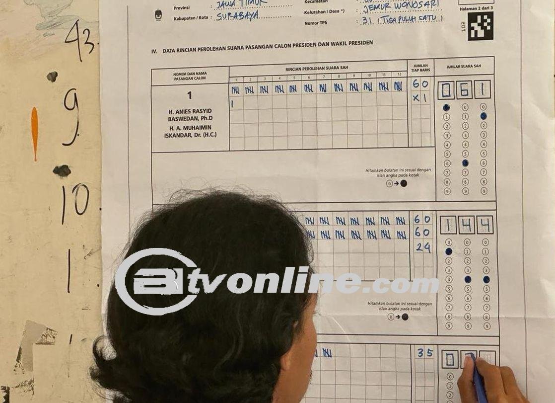 Telak! Prabowo-Gibran Menang di TPS Ketua TPD AMIN Bantul