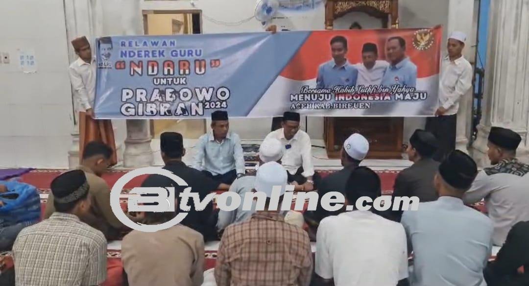 Pimpinan Dayah Istiqamatuddin Bireuen Gelar Doa dan Sujud Syukur Atas Kemenangan Prabowo-Gibran