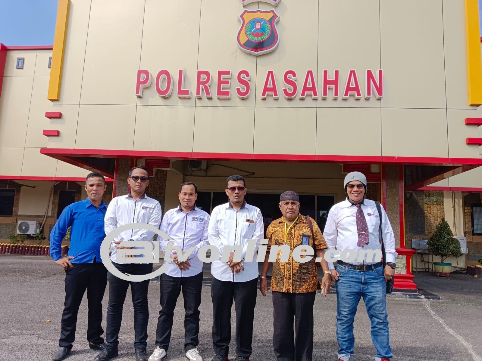 PASU Dampingi Korban PKRDT dan Penculikan Anak di Polres Asahan.