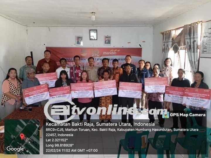 Kemensos Serahkan Santunan Ahli Waris 12 Korban Bencana Banjir dan Tanah Longsor Simangulampe