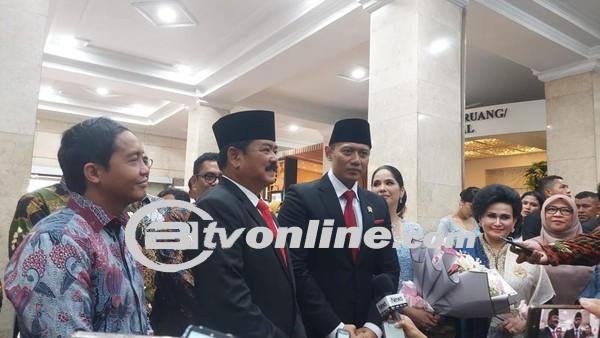 Menteri AHY Tiba di Kementerian ATR/BPN untuk Sertijab