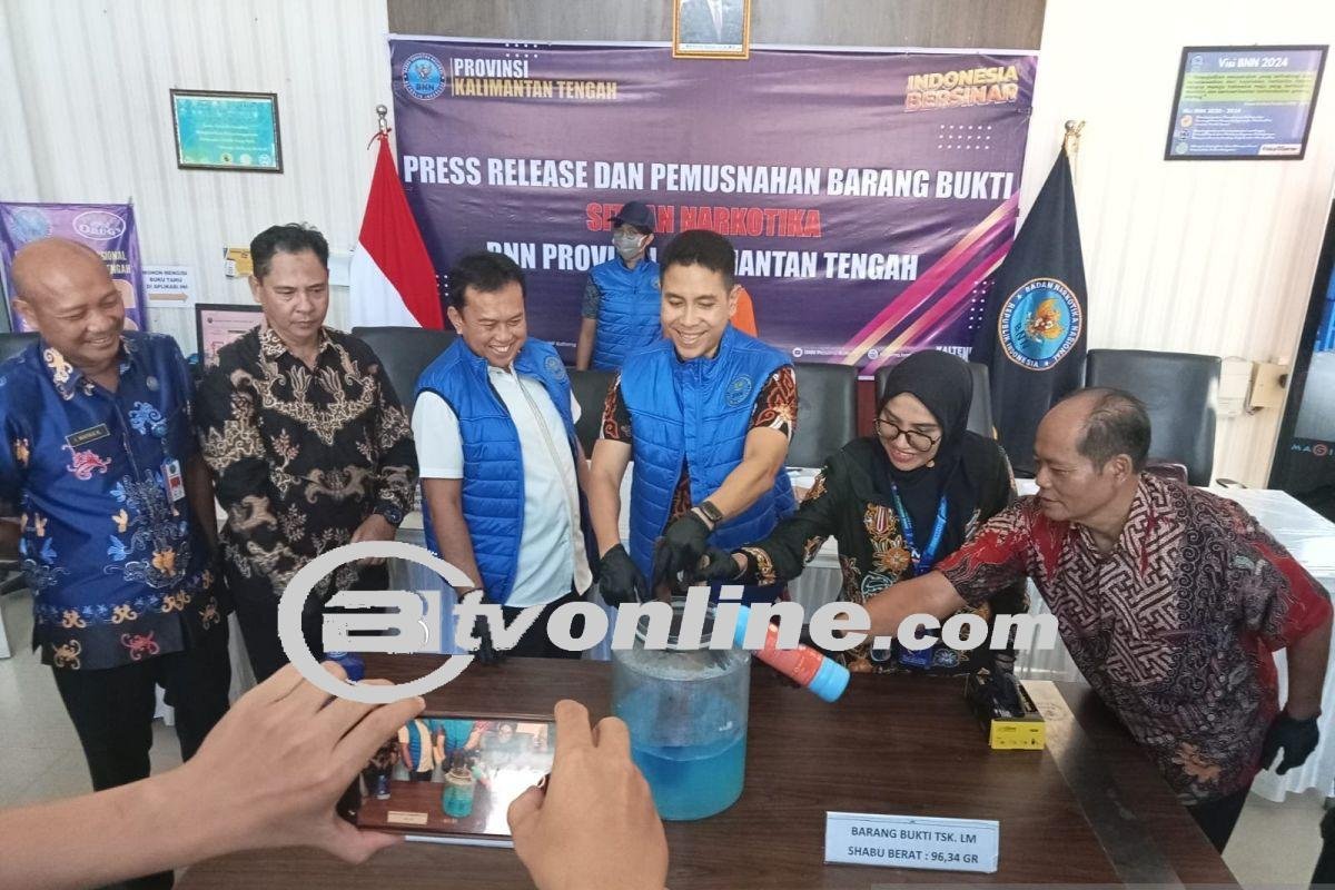 Bnnp Kalteng Tangkap Irt Pemilik 100,1 Gram Sabu
