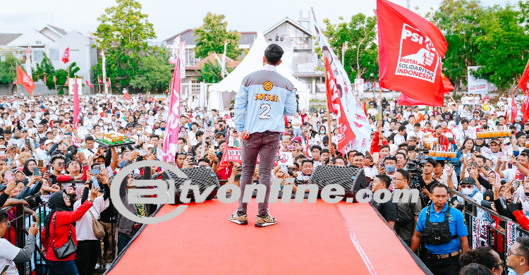 Kampanye Akbar PSI di Tuban, Kaesang Ajak Warga untuk Menangkan Paslon Nomor Urut 2!