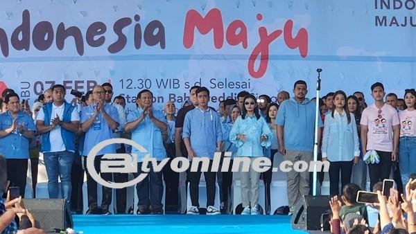 Kaesang Bobby hingga Kahiyang Hadiri Kampanye Akbar Prabowo-Gibran di Sumut