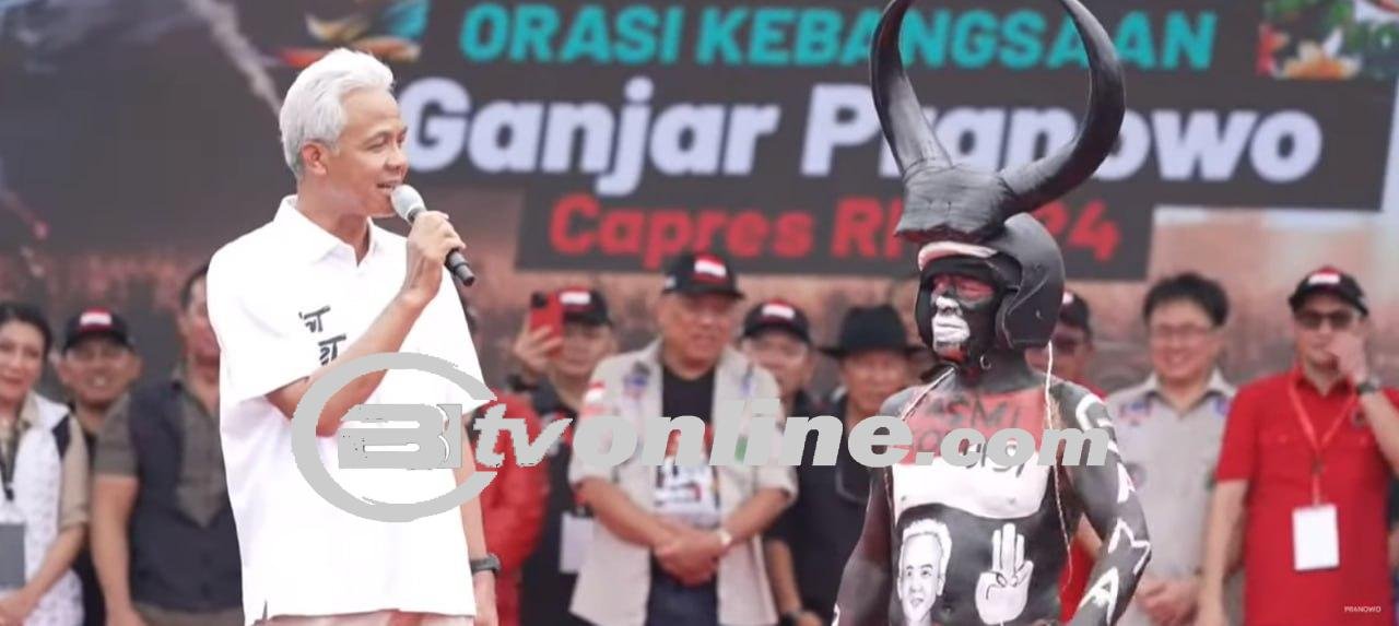 Ganjar Singgung Pengunduran Diri Mahfud, Saat Kampanye Akbar di Sulawesi Utara
