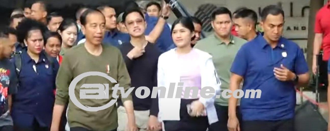 Ketum PSI Kaesang Pangarep Dampingi Jokowi Jalan Pagi di Bandung