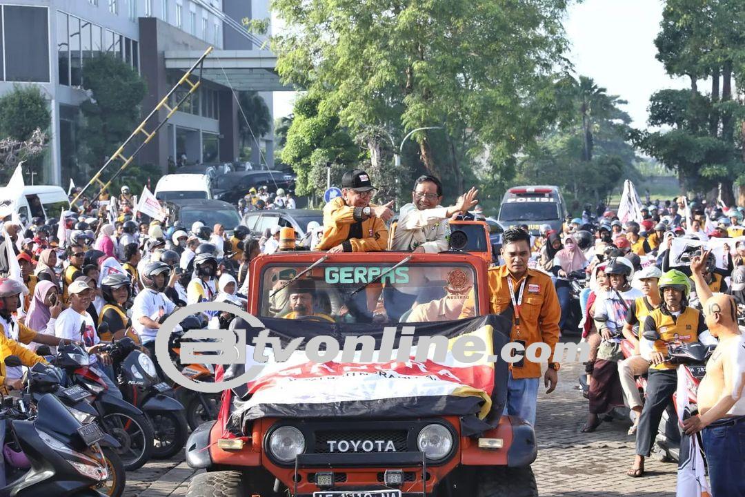 Kampanye di Pasuruan, Mahfud MD Janji Bebaskan Hutang Nelayan dan Petani