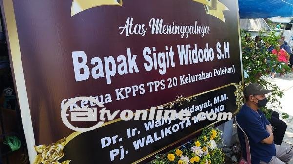 Kelelahan, Ketua KPPS Meninggal di Malang Baru Rayakan Ulang Tahun