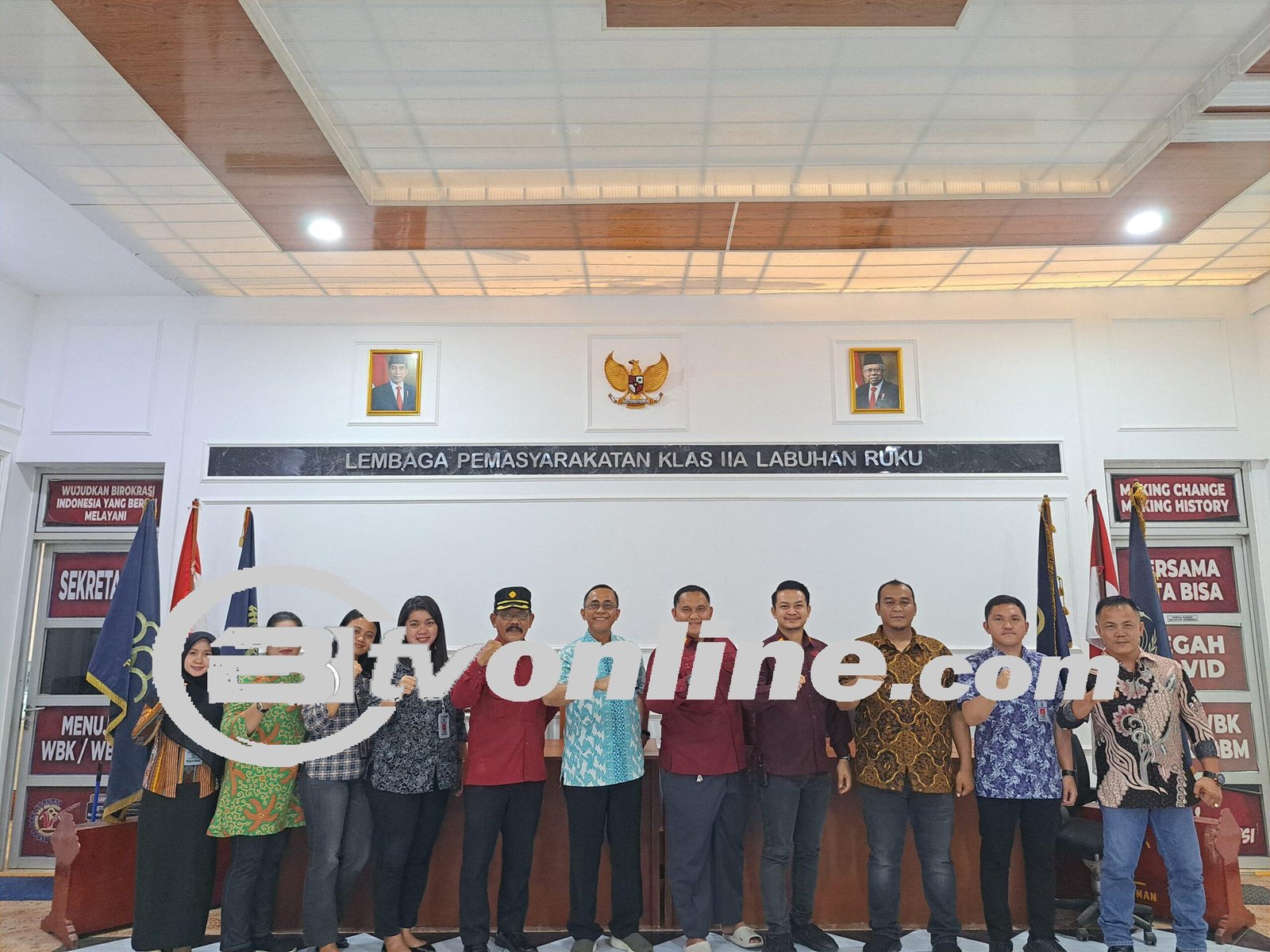 Memperingati Hari Bhakti Pemasyarakatan ke-60 dan Sambut Ramadhan, Lapas Labuhan Ruku Gelar Acara Virtual Halal Bihalal