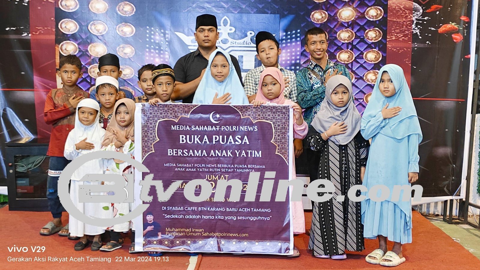 Media Sahabat Polri Buka Puasa Bersama Anak Yatim